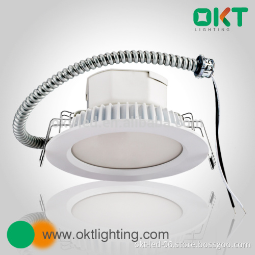 6inch high lumens 18 watt UL led downlight with fire-rate junction box